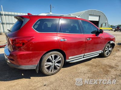 Trzecie zdjęcie samochodu z tyłu: 2020 NISSAN PATHFINDER PLATINUM VIN:5N1DR2DM6LC622942 - miniatura