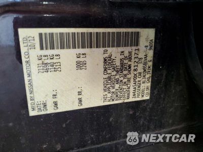 Zdjęcie 12 z 12 samochodu: 2013 NISSAN MAXIMA 3.5 S VIN:1N4AA5AP0DC812371 - miniatura