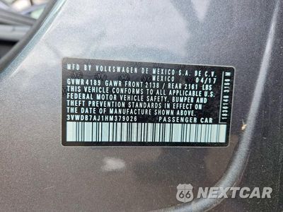 Zdjęcie 12 z 12 samochodu: 2017 VOLKSWAGEN JETTA SE VIN:3VWDB7AJ1HM379026 - miniatura