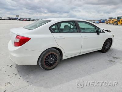 Trzecie zdjęcie samochodu z tyłu: 2012 HONDA CIVIC LX VIN:2HGFB2F56CH333369 - miniatura
