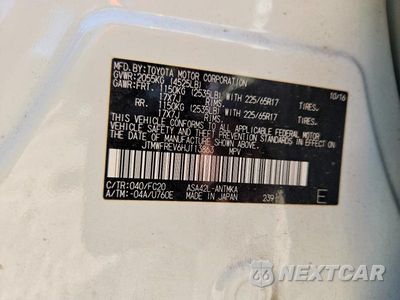 Zdjęcie 13 z 13 samochodu: 2017 TOYOTA RAV4 XLE VIN:JTMWFREV6HJ113863 - miniatura