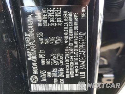 Zdjęcie 13 z 13 samochodu: 2023 HYUNDAI TUCSON LIMITED VIN:5NMJECAE2PH226312 - miniatura