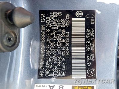 Zdjęcie 12 z 12 samochodu: 2024 TOYOTA COROLLA HYBRID LE VIN:JTDBCMFE4R3040894 - miniatura