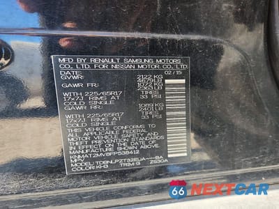 Zdjęcie 14 z 14 samochodu: 2015 NISSAN ROGUE S VIN:KNMAT2MV8FP538412 - miniatura