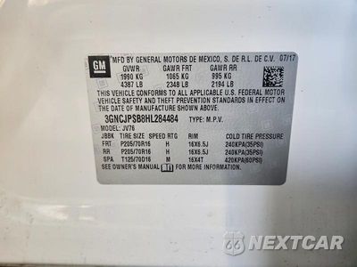 Zdjęcie 12 z 12 samochodu: 2017 CHEVROLET TRAX 1LT VIN:3GNCJPSB8HL284484 - miniatura