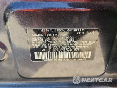 Zdjęcie 12 z 12 samochodu: 2014 SUBARU IMPREZA SPORT PREMIUM VIN:JF1GPAL69E8240369 - miniatura