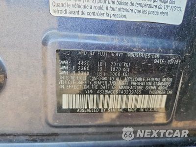 Zdjęcie 12 z 12 samochodu: 2010 SUBARU LEGACY 2.5I PREMIUM VIN:4S3BMCC61A3239765 - miniatura