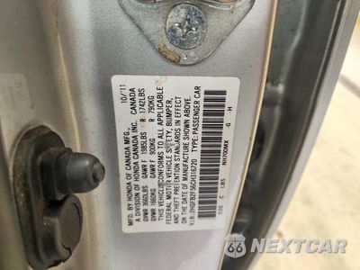 Zdjęcie 12 z 12 samochodu: 2012 HONDA CIVIC LX VIN:2HGFB2F56CH316720 - miniatura