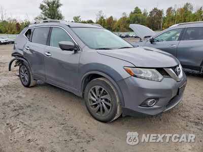 Czwarte zdjęcie samochodu z boku: 2016 NISSAN ROGUE SL VIN:5N1AT2MV8GC863565 - miniatura