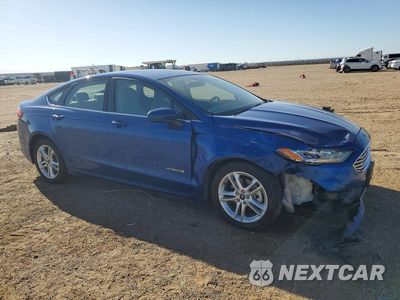 Czwarte zdjęcie samochodu z boku: 2018 FORD FUSION S HYBRID VIN:3FA6P0UU3JR122569 - miniatura