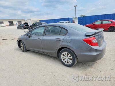 Drugie zdjęcie samochodu z przodu: 2012 HONDA CIVIC LX VIN:19XFB2F52CE005019 - miniatura