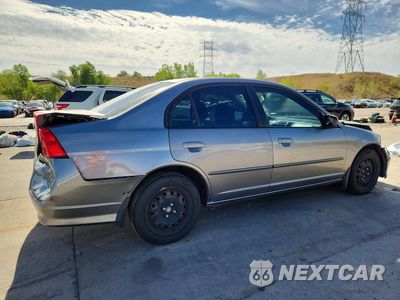 Trzecie zdjęcie samochodu z tyłu: 2005 HONDA CIVIC LX VIN:2HGES16535H633802 - miniatura