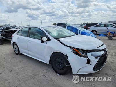 Czwarte zdjęcie samochodu z boku: 2022 TOYOTA COROLLA LE VIN:5YFEPMAE2NP358524 - miniatura