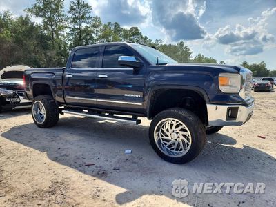 Czwarte zdjęcie samochodu z boku: 2015 GMC SIERRA C1500 SLT VIN:3GTP1VEC0FG422768 - miniatura