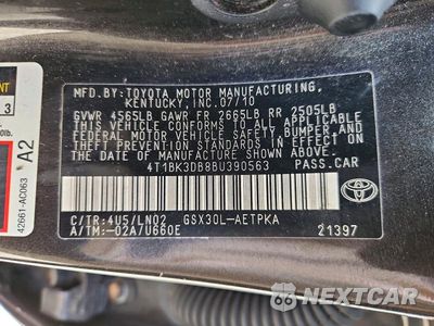Zdjęcie 13 z 13 samochodu: 2011 TOYOTA AVALON LIMITED VIN:4T1BK3DB8BU390563 - miniatura