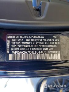 Zdjęcie 12 z 12 samochodu: 2017 PORSCHE PANAMERA 2 VIN:WP0AA2A7XHL101405 - miniatura