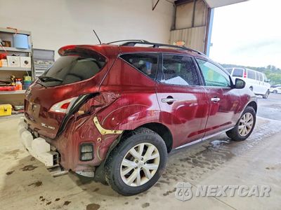 Trzecie zdjęcie samochodu z tyłu: 2011 NISSAN MURANO S VIN:JN8AZ1MW2BW177149 - miniatura
