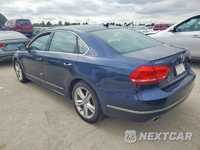 Drugie zdjęcie samochodu z przodu: 2014 VOLKSWAGEN PASSAT SEL VIN:1VWCN7A31EC110445 - miniatura