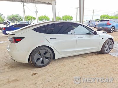 Trzecie zdjęcie samochodu z tyłu: 2021 TESLA MODEL 3 VIN:5YJ3E1EA4MF092095 - miniatura