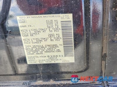 Zdjęcie 13 z 13 samochodu: 2016 NISSAN NV 2500 HD SV VIN:1N6BF0LY0GN810831 - miniatura