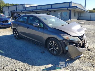Czwarte zdjęcie samochodu z boku: 2015 HONDA CIVIC EX VIN:19XFB2F84FE027831 - miniatura