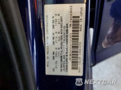 Zdjęcie 13 z 13 samochodu: 2004 MAZDA 3 HATCHBACK VIN:JM1BK343141141653 - miniatura