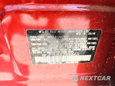 Zdjęcie 13 z 13 samochodu: 2017 SUBARU FORESTER 2.5I LIMITED VIN:JF2SJAJC2HH406431 - miniatura
