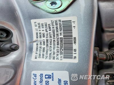 Zdjęcie 12 z 12 samochodu: 2016 HONDA CIVIC 4D DX VIN:19XFC2F6XGE046638 - miniatura