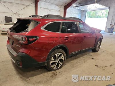 Trzecie zdjęcie samochodu z tyłu: 2021 SUBARU OUTBACK LIMITED VIN:4S4BTANC4M3195609 - miniatura