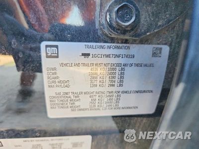 Zdjęcie 12 z 12 samochodu: 2022 CHEVROLET SILVERADO K2500 CUSTOM VIN:1GC1YME73NF174319 - miniatura