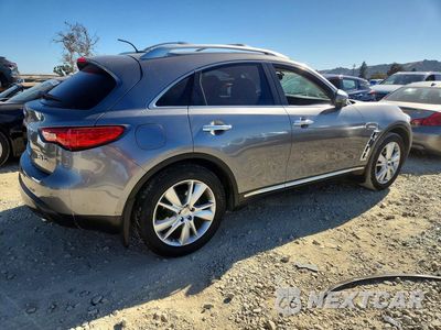 Trzecie zdjęcie samochodu z tyłu: 2012 INFINITI FX35 BASE VIN:JN8AS1MW7CM156184 - miniatura