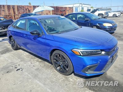 Czwarte zdjęcie samochodu z boku: 2022 HONDA CIVIC SPORT VIN:2HGFE2F52NH560665 - miniatura