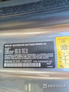 Zdjęcie 12 z 12 samochodu: 2012 BMW 328 I SULEV VIN:WBAKE5C5XCJ106322 - miniatura