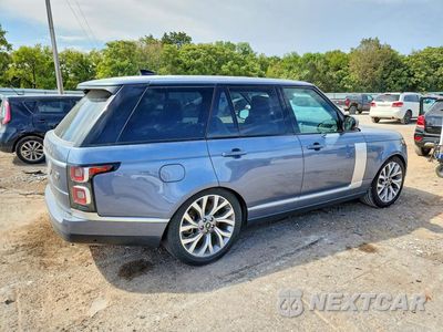 Trzecie zdjęcie samochodu z tyłu: 2021 LAND ROVER RANGE ROVER HSE WESTMINSTER EDITION VIN:SALGS2RU0MA448208 - miniatura