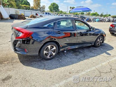 Trzecie zdjęcie samochodu z tyłu: 2021 HONDA CIVIC LX VIN:2HGFC2F67MH547780 - miniatura