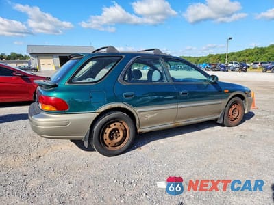 Trzecie zdjęcie samochodu z tyłu: 2000 SUBARU IMPREZA OUTBACK SPORT VIN:JF1GF4854YH801523 - miniatura