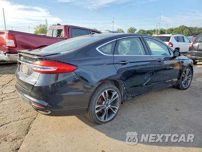 Trzecie zdjęcie samochodu z tyłu: 2017 FORD FUSION TITANIUM VIN:3FA6P0D96HR291698 - miniatura