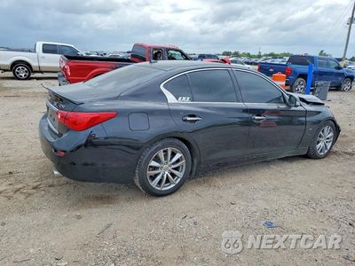 Trzecie zdjęcie samochodu z tyłu: 2014 INFINITI Q50 PREMIUM VIN:JN1BV7AP7EM677967 - miniatura