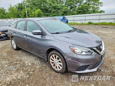 Czwarte zdjęcie samochodu z boku: 2019 NISSAN SENTRA SV VIN:3N1AB7AP3KL604962 - miniatura