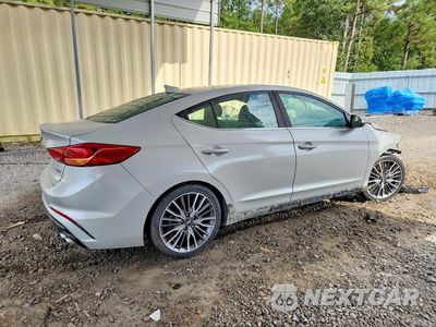 Trzecie zdjęcie samochodu z tyłu: 2018 HYUNDAI ELANTRA SPORT VIN:KMHD04LB4JU472584 - miniatura