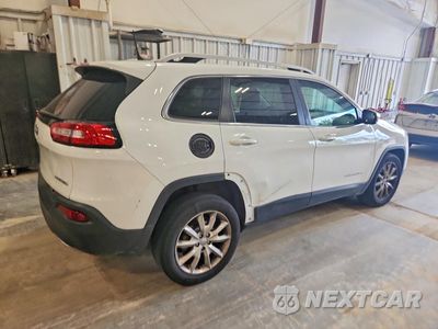 Trzecie zdjęcie samochodu z tyłu: 2016 JEEP CHEROKEE LIMITED VIN:1C4PJLDB2GW346244 - miniatura