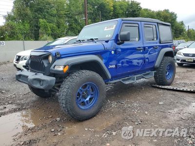 2019 JEEP WRANGLER UNLIMITED SPORT 1C4HJXDG1KW690812 - główne zdjęcie licytacji z USA - miniatura