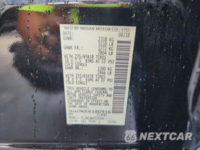 Zdjęcie 13 z 13 samochodu: 2018 NISSAN MURANO SV VIN:5N1AZ2MG9JN180916 - miniatura
