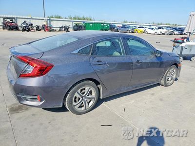 Trzecie zdjęcie samochodu z tyłu: 2018 HONDA CIVIC LX VIN:2HGFC2F55JH592056 - miniatura