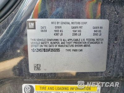 Zdjęcie 12 z 12 samochodu: 2009 CHEVROLET MALIBU 1LT VIN:1G1ZH57B39F260285 - miniatura