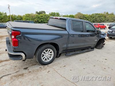 Trzecie zdjęcie samochodu z tyłu: 2020 CHEVROLET SILVERADO C1500 LT VIN:3GCPWCED3LG128761 - miniatura