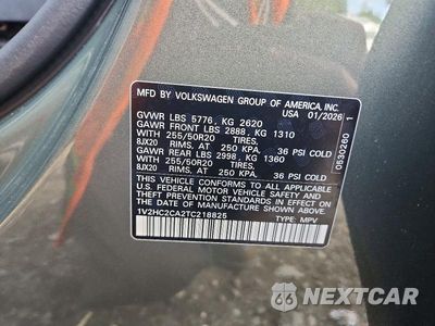Zdjęcie 13 z 13 samochodu: 2026 VOLKSWAGEN ATLAS CROSS SPORT SE VIN:1V2HC2CA2TC218825 - miniatura