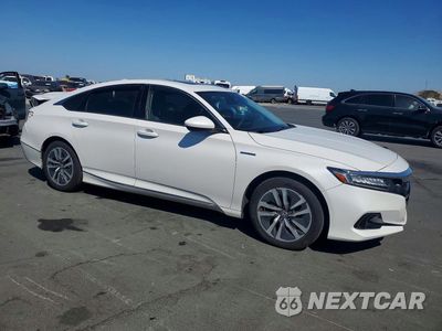 Czwarte zdjęcie samochodu z boku: 2021 HONDA ACCORD HYBRID EX VIN:1HGCV3F42MA003123 - miniatura
