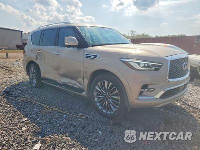 Czwarte zdjęcie samochodu z boku: 2018 INFINITI QX80 BASE VIN:JN8AZ2ND1J9840761 - miniatura