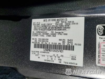 Zdjęcie 13 z 13 samochodu: 2013 FORD MUSTANG GT VIN:1ZVBP8CF1D5257421 - miniatura